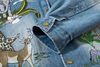 WES®️| ÁO KHOÁC DENIM CỔ BẺ THÊU HỌA TIẾT ĐỘNG VẬT RETRO UNISEX WES6181