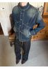 MADEEXTREME®️| ÁO KHOÁC DENIM KIỂU DÁNG RETRO CỔ BẺ UNISEX MADE DY995