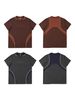 INF®️| ÁO THUN CỔ TRÒN NGẮN TAY THỂ THAO PHỐI MÀU PATCHWORK UNISEX INF 8407