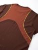 INF®️| ÁO THUN CỔ TRÒN NGẮN TAY THỂ THAO PHỐI MÀU PATCHWORK UNISEX INF 8407