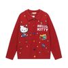 WES®️| ÁO KHOÁC LEN THÊU HELLO KITTY RED RETRO UNISEX WES2026