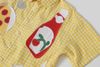 WES®️| ÁO SƠ MI NGẮN TAY THÊU HỌA TIẾT HOẠT HÌNH UNISEX 5207
