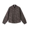 INF®️| ÁO SƠ MI DÀI TAY KẺ CARO RETRO DÁNG RỘNG UNISEX INF 7132