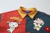 WES®️| ÁO SƠ MI NGẮN TAY THÊU HỌA TIẾT HOẠT HÌNH SHINCHAN UNISEX YH989