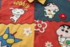 WES®️| ÁO SƠ MI NGẮN TAY THÊU HỌA TIẾT HOẠT HÌNH SHINCHAN UNISEX YH989