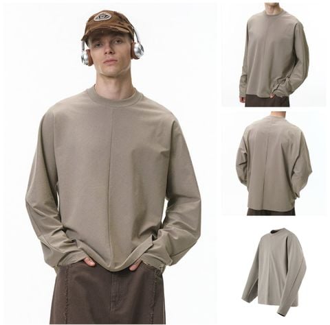 INF®️| ÁO THUN DÀI TAY DÁNG RỘNG MAY ĐO UNISEX INF 3400