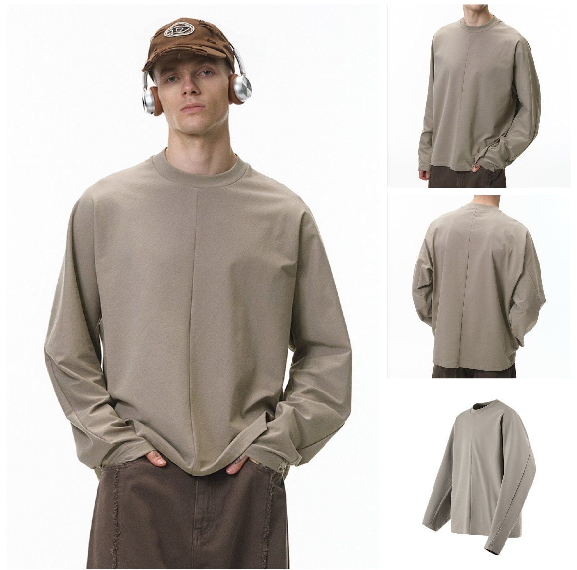 INF®️| ÁO THUN DÀI TAY DÁNG RỘNG MAY ĐO UNISEX INF 3400