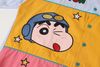 WES®️| ÁO SƠ MI NGẮN TAY THÊU HỌA TIẾT HOẠT HÌNH SHINCHAN UNISEX 5217