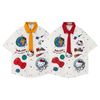 WES®️| ÁO SƠ MI NGẮN TAY THÊU HỌA TIẾT HOẠT HÌNH HELLO KITTY UNISEX 5250