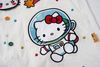 WES®️| ÁO SƠ MI NGẮN TAY THÊU HỌA TIẾT HOẠT HÌNH HELLO KITTY UNISEX 5250