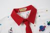WES®️| ÁO SƠ MI NGẮN TAY THÊU HỌA TIẾT HOẠT HÌNH HELLO KITTY UNISEX 5250