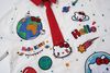 WES®️| ÁO SƠ MI NGẮN TAY THÊU HỌA TIẾT HOẠT HÌNH HELLO KITTY UNISEX 5250