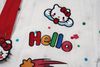 WES®️| ÁO SƠ MI NGẮN TAY THÊU HỌA TIẾT HOẠT HÌNH HELLO KITTY UNISEX 5250