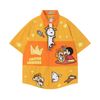 WES®️| ÁO SƠ MI NGẮN TAY THÊU HỌA TIẾT HOẠT HÌNH SHINCHAN UNISEX 5241