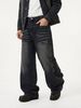 INF®️|QUẦN JEANS NAM MÀU ĐEN THAN CHÌ HỌA TIẾT RÂU MÈO, TÚI ĐÍNH ĐÁ BIG SIZE INF 12981