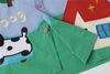 WES®️| ÁO SƠ MI NGẮN TAY THÊU HỌA TIẾT HOẠT HÌNH UNISEX 5216