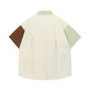 WES®️| ÁO SƠ MI NGẮN TAY THÊU HỌA TIẾT HOẠT HÌNH UNISEX 5203