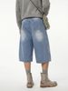 INF ™️| QUẦN SHORT WASH DENIM ĐÍNH ĐÁ RETRO INF 12980