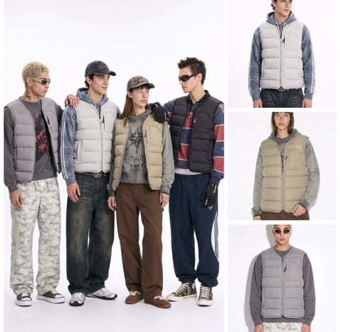 INF®️| ÁO KHOÁC VEST PHAO LÔNG VŨ UNISEX INF 5727
