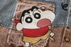 WES®️| ÁO SƠ MI NGẮN TAY THÊU HỌA TIẾT HOẠT HÌNH SHINCHAN UNISEX YH1058