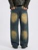 INF®️|QUẦN JEANS ỐNG ĐỨNG ĐÍNH ĐÁ RETRO RÁCH INF 12979