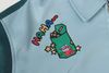 WES®️| ÁO KHOÁC DA OVERSIZED THÊU HÌNH SHINCHAN VINTAGE UNISEX WES5128