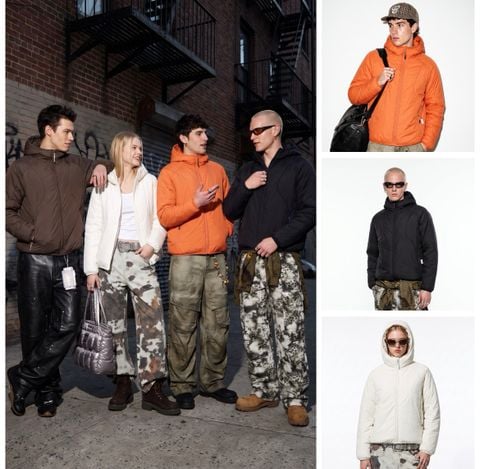 INF®️| ÁO KHOÁC PHAO KHOÁ KÉO TRÙM ĐẦU KHOÁ KÉO UNISEX INF 5703