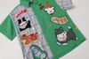 WES®️| ÁO SƠ MI NGẮN TAY THÊU HỌA TIẾT HOẠT WAOOO UNISEX 5230