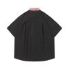 WES®️| ÁO SƠ MI NGẮN TAY THÊU HỌA TIẾT HOẠT HÌNH UNISEX MS549