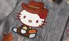 WES®️| ÁO KHOÁC CỔ BẺ ZANZI THÊU HỌA TIẾT HELLO KITTY RETRO UNISEX WES5164