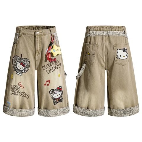 WES®️| QUẦN LỬNG ỐNG RỘNG DÁNG SUÔNG THÊU UNISEX K2990