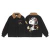 WES®️| ÁO KHOÁC BOMBER SNOOPY THÊU HỌA TIẾT RETRO UNISEX WES5171