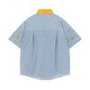 WES®️| ÁO SƠ MI NGẮN TAY THÊU HỌA TIẾT HOẠT HÌNH  UNISEX 5222
