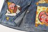 WES®️| ÁO SƠ MI NGẮN TAY THÊU HỌA TIẾT HOẠT HÌNH  UNISEX 5222
