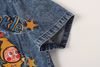 WES®️| ÁO SƠ MI NGẮN TAY THÊU HỌA TIẾT HOẠT HÌNH  UNISEX 5222