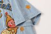 WES®️| ÁO SƠ MI NGẮN TAY THÊU HỌA TIẾT HOẠT HÌNH  UNISEX 5222