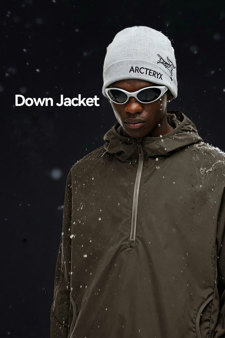 INF®️ | ÁO KHOÁC LÔNG VŨ DUPONT TRI-PROOF 90% CỔ ĐỨNG, MŨ TRÙM ĐẦU INF6405