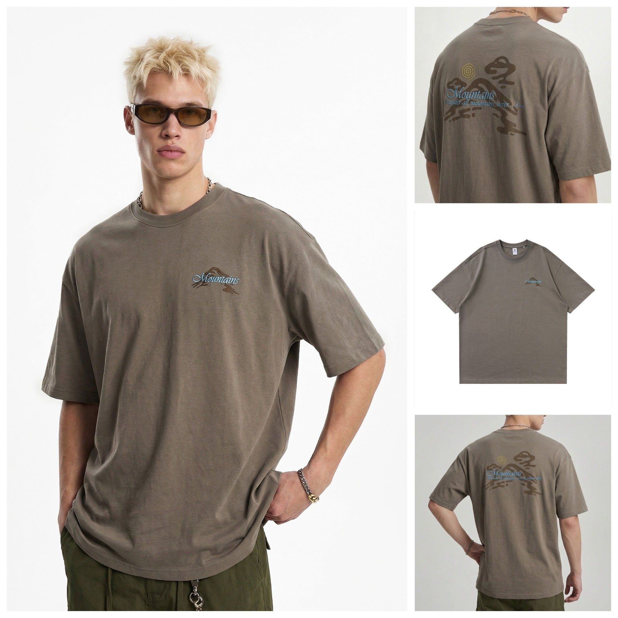 INF®️| ÁO THUN CỔ TRÒN NGẮN TAY WASH IN HÌNH OVERSIZE UNISEX INF 8450