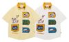 WES®️| ÁO SƠ MI NGẮN TAY THÊU HỌA TIẾT HOẠT UNISEX 5201