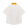 WES®️| ÁO SƠ MI NGẮN TAY THÊU HỌA TIẾT HOẠT UNISEX 5201