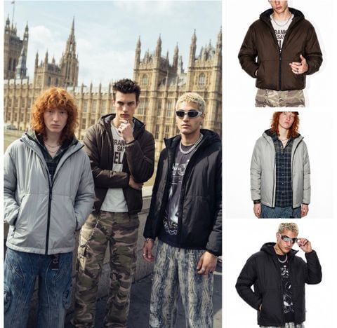 INF®️| ÁO KHOÁC PHAO SIÊU ẤM KHOÁ KÉO CỔ ĐIỂN UNISEX INF 5714