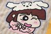 WES®️| ÁO SƠ MI NGẮN TAY THÊU HỌA TIẾT HOẠT HÌNH SHINCHAN UNISEX HY918