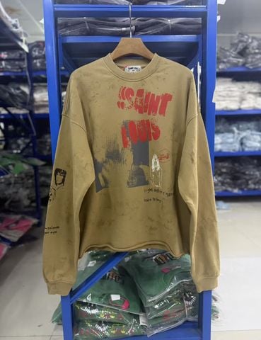 FK®️| ÁO LONG TEE WASH DÀI TAY COTTON IN KTS RÁCH UNISEX ST769
