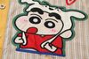WES®️| ÁO SƠ MI NGẮN TAY THÊU HỌA TIẾT HOẠT HÌNH SHINCHAN UNISEX HY918