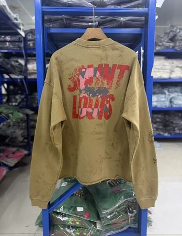 FK®️| ÁO LONG TEE WASH DÀI TAY COTTON IN KTS RÁCH UNISEX ST769