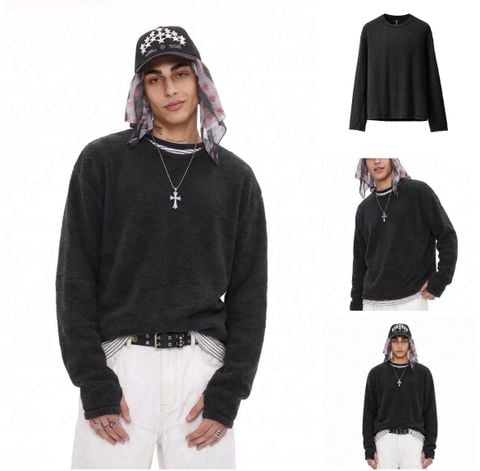 INF®️| ÁO THUN DÀI TAY COTTON CO GIÃN CAO GIỮ NHIỆT UNISEX INF 3469
