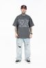 FG®️| ÁO THUN CỔ TRÒN NGẮN TAY IN HÌNH CÁCH ĐIỆU ĐÍNH ĐÁ OVERSIZE FG F563