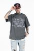 FG®️| ÁO THUN CỔ TRÒN NGẮN TAY IN HÌNH CÁCH ĐIỆU ĐÍNH ĐÁ OVERSIZE FG F563