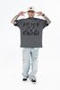 FG®️| ÁO THUN CỔ TRÒN NGẮN TAY IN HÌNH CÁCH ĐIỆU ĐÍNH ĐÁ OVERSIZE FG F565