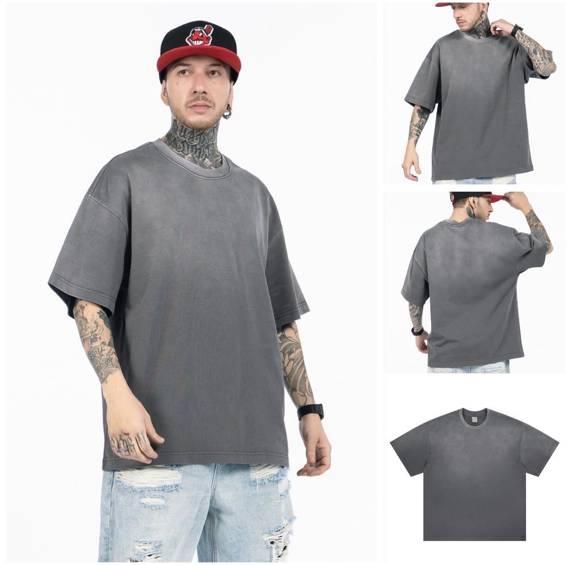 FG®️| ÁO THUN CỔ TRÒN NGẮN TAY BASIC OVERSIZE FG F575